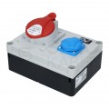 Rozdzielnica budowlana WDD hermetyczna IP54 + 32A/[5P] + 230V/[2P+Z] DOKTORVOLT DV-0140-F