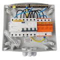 Rozdzielnica fotowoltaiczna AC B10A 25A 300mA 1000V natynkowa 12 modułowa IP65 wyposażona Doktorvolt