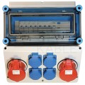 Rozdzielnica gniazdowa 2x16A 400V 4x16A 230V IP65 Mi-GN/Z 400001 HENSEL