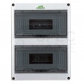 Rozdzielnica natynkowa hermetyczna APV-RH-24 2x12 modułów (690V AC / 1000V DC) IP65 275x355x108mm drzwi transparentne APV