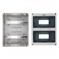 Rozdzielnica natynkowa hermetyczna APV-RH-24 2x12 modułów (690V AC / 1000V DC) IP65 275x355x108mm drzwi transparentne APV