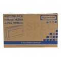Rozdzielnica natynkowa hermetyczna RH-18 1x18 modułów (500V AC / 1000V DC) IP65 435x260x138mm drzwi transparentne Elektro-Plast