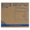 Rozdzielnica natynkowa hermetyczna RH-6 1x6 modułów (500V AC / 1000V DC) IP65 225x260x138mm drzwi transparentne Elektro-Plast