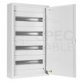 Rozdzielnica natynkowa metalowa 4x18 modułów IP30 (400V AC) 755x436x130mm drzwi pełne KOLE SYSTEMS
