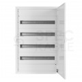 Rozdzielnica natynkowa metalowa 4x24 modułów IP30 (400V AC) 836x544x130mm drzwi pełne KOLE SYSTEMS