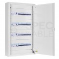 Rozdzielnica natynkowa metalowa 4x24 modułów IP30 (400V AC) 836x544x130mm drzwi pełne KOLE SYSTEMS