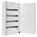 Rozdzielnica natynkowa metalowa 4x24 modułów IP30 (400V AC) 836x544x130mm drzwi pełne KOLE SYSTEMS