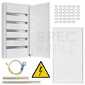 Rozdzielnica natynkowa metalowa 5x24 modułów IP30 (400V AC) 986x544x130mm drzwi pełne KOLE SYSTEMS
