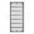 Rozdzielnica natynkowa metalowa 6x24 modułów IP30 (400V AC) 1136x544x130mm drzwi pełne KOLE SYSTEMS