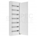 Rozdzielnica natynkowa metalowa 7x18 modułów IP30 (400V AC) 1205x436x130mm drzwi pełne KOLE SYSTEMS