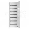Rozdzielnica natynkowa metalowa 7x18 modułów IP30 (400V AC) 1205x436x130mm drzwi pełne KOLE SYSTEMS