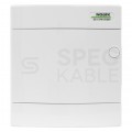 Rozdzielnica natynkowa PNS 1x8 modułów IP40 (400V AC) 215x236x112mm plastikowa drzwi pełne NOARK