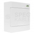 Rozdzielnica natynkowa PNS 1x8 modułów IP40 (400V AC) 215x236x112mm plastikowa drzwi pełne NOARK