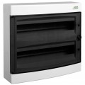 Rozdzielnica natynkowa PNS 2x18 modułów IP40 (400V AC) 396x361x112mm plastikowa drzwi transparentne dymne NOARK