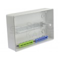 Rozdzielnica natynkowa RN-12 (N+PE) 1x12 modułów IP40 311x205x95mm drzwi transparentne Elektro-Plast