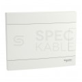 Rozdzielnica obudowa modułowa podtynkowa 1x8 drzwi białe Easy9 215x170x96,5 mm IP40 Schneider