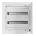 Rozdzielnica podtynkowa metalowa 2x18 modułów IP30 (400V AC) 435x415x130mm drzwi pełne KOLE SYSTEMS