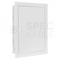 Rozdzielnica podtynkowa metalowa 3x18 modułów IP30 (400V AC) 585x415x130mm drzwi pełne KOLE SYSTEMS