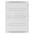 Rozdzielnica podtynkowa metalowa 3x18 modułów IP30 (400V AC) 585x415x130mm drzwi pełne KOLE SYSTEMS