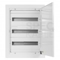 Rozdzielnica podtynkowa metalowa 3x18 modułów IP30 (400V AC) 585x415x130mm drzwi pełne KOLE SYSTEMS