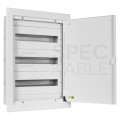 Rozdzielnica podtynkowa metalowa 3x18 modułów IP30 (400V AC) 585x415x130mm drzwi pełne KOLE SYSTEMS