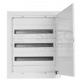 Rozdzielnica podtynkowa metalowa 3x24 modułów IP30 (400V AC) 665x523x130mm drzwi pełne KOLE SYSTEMS