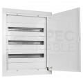 Rozdzielnica podtynkowa metalowa 3x24 modułów IP30 (400V AC) 665x523x130mm drzwi pełne KOLE SYSTEMS