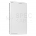 Rozdzielnica podtynkowa metalowa 4x18 modułów IP30 (400V AC) 735x415x130mm drzwi pełne KOLE SYSTEMS