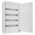 Rozdzielnica podtynkowa metalowa 4x24 modułów IP30 (400V AC) 815x523x130mm drzwi pełne KOLE SYSTEMS