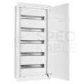Rozdzielnica podtynkowa metalowa 5x18 modułów IP30 (400V AC) 885x415x130mm drzwi pełne KOLE SYSTEMS
