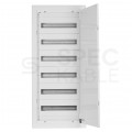 Rozdzielnica podtynkowa metalowa 6x18 modułów IP30 (400V AC) 1035x415x130mm drzwi pełne KOLE SYSTEMS