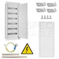 Rozdzielnica podtynkowa metalowa 6x18 modułów IP30 (400V AC) 1035x415x130mm drzwi pełne KOLE SYSTEMS
