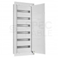 Rozdzielnica podtynkowa metalowa 6x18 modułów IP30 (400V AC) 1035x415x130mm drzwi pełne KOLE SYSTEMS