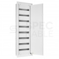 Rozdzielnica podtynkowa metalowa 8x18 modułów IP30 (400V AC) 1335x415x130mm drzwi pełne KOLE SYSTEMS