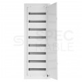 Rozdzielnica podtynkowa metalowa 8x18 modułów IP30 (400V AC) 1335x415x130mm drzwi pełne KOLE SYSTEMS