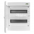 Rozdzielnica podtynkowa PNF 2x12 modułów IP40 (400V AC) 282x351x99mm plastikowa drzwi pełne NOARK