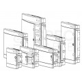 Rozdzielnica podtynkowa PNF 3x18 modułów IP40 (400V AC) 393x511x106mm plastikowa drzwi transparentne NOARK