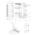 Rozdzielnica podtynkowa PNF 3x18 modułów IP40 (400V AC) 393x511x106mm plastikowa drzwi transparentne NOARK