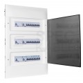 Rozdzielnica podtynkowa PRACTIBOX 2x18 modułów IP40 381x432x72mm drzwi transparentne dymne LEGRAND