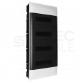 Rozdzielnica podtynkowa PRACTIBOX 4x18 modułów IP40 761x432x72mm drzwi transparentne dymne LEGRAND