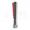 Rozłącznik bezpiecznikowy listwowy 185mm 160A NH00 V klema 3 polowy HEDO WTS250T