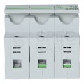 Rozłącznik Podstawa bezpiecznikowa 50A 3-biegunowa 3P (500V AC) 2-modułowa na wkładki 14x51mm NOARK