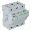 Rozłącznik Podstawa bezpiecznikowa 63A 3-biegunowa 3P (500V AC) 2-modułowa na wkładki 14x51mm NOARK
