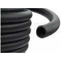 Rura karbowana elektroinstalacyjna 20/14,1mm giętka samogasnąca peszel 750N PVC UV czarna 100m TUBIFOR