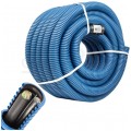 Rura karbowana elektroinstalacyjna RODK DVR 110/92mm dwuwarstwowa do ziemi peszel z pilotem AROT 450N HDPE niebieska 50m