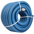 Rura karbowana elektroinstalacyjna RODK DVR 40/32mm dwuwarstwowa do ziemi peszel z pilotem AROT 450N HDPE niebieska 50m