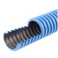 Rura karbowana elektroinstalacyjna RODK DVR 40/32mm dwuwarstwowa do ziemi peszel z pilotem AROT 450N HDPE niebieska Komplet 8x 50m