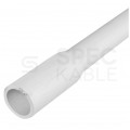 Rura odgromowa sztywna RCOM 20mm gładka kielichowa (ścianka 4mm) 1250N biała 2m ELMARK