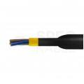 Rurka termokurczliwa RTS 19,0/9,5mm czarna 1m