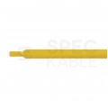 Rurka termokurczliwa RTS 6,4/3,2mm żółta 1m